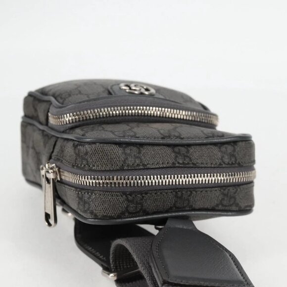 GUCCI Shoulder Bag PVC Gray Silver 752565 Auth 118850M - Picture 7 of 16